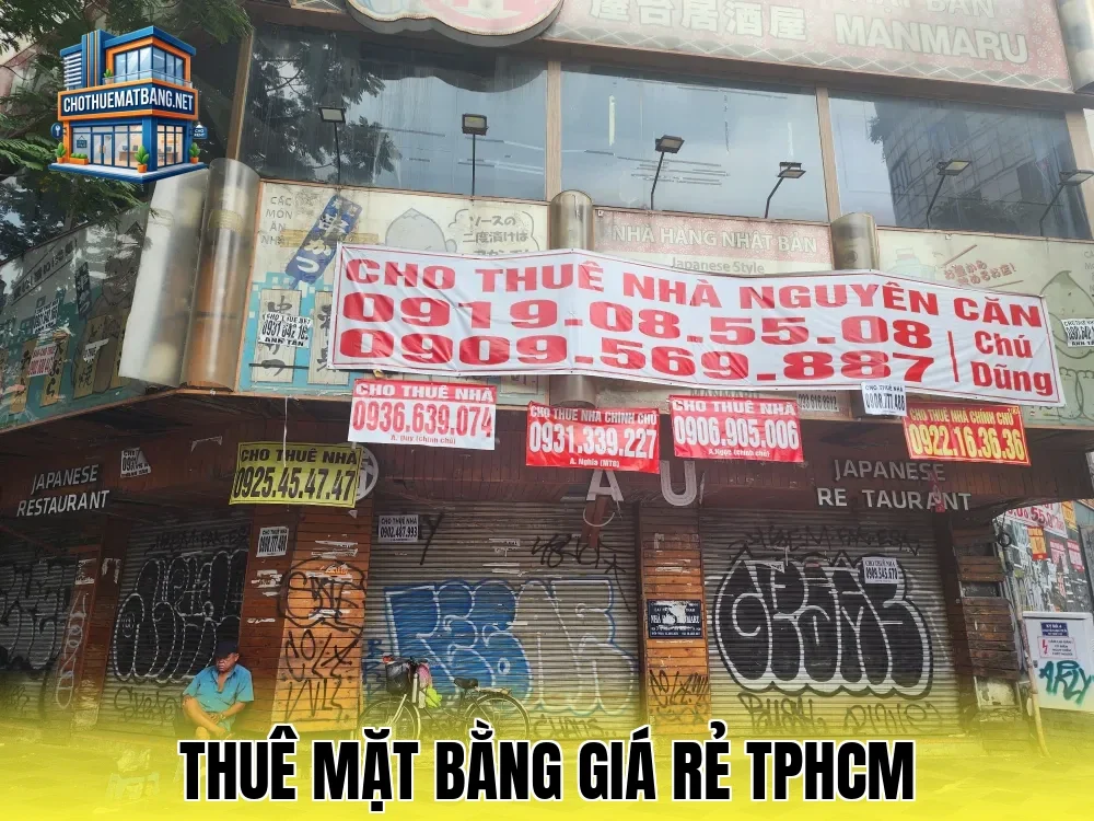 Thuê Mặt Bằng Giá Rẻ TPHCM