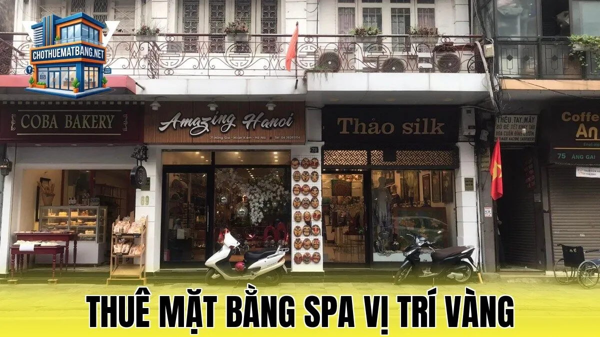 Thuê Mặt Bằng Spa Vị Trí Vàng