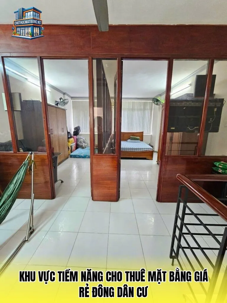 Khu vực tiềm năng cho thuê mặt bằng giá rẻ đông dân cư