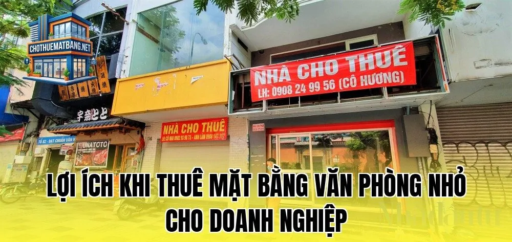 Lợi ích khi thuê mặt bằng văn phòng nhỏ cho doanh nghiệp