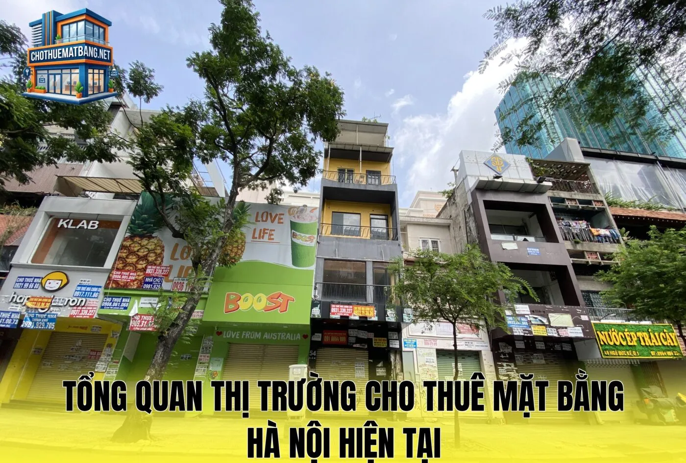 Tổng quan thị trường cho thuê mặt bằng Hà Nội hiện tại