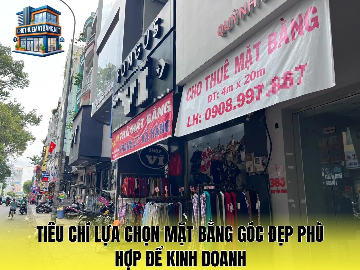 Tiêu chí lựa chọn mặt bằng góc đẹp phù hợp để kinh doanh