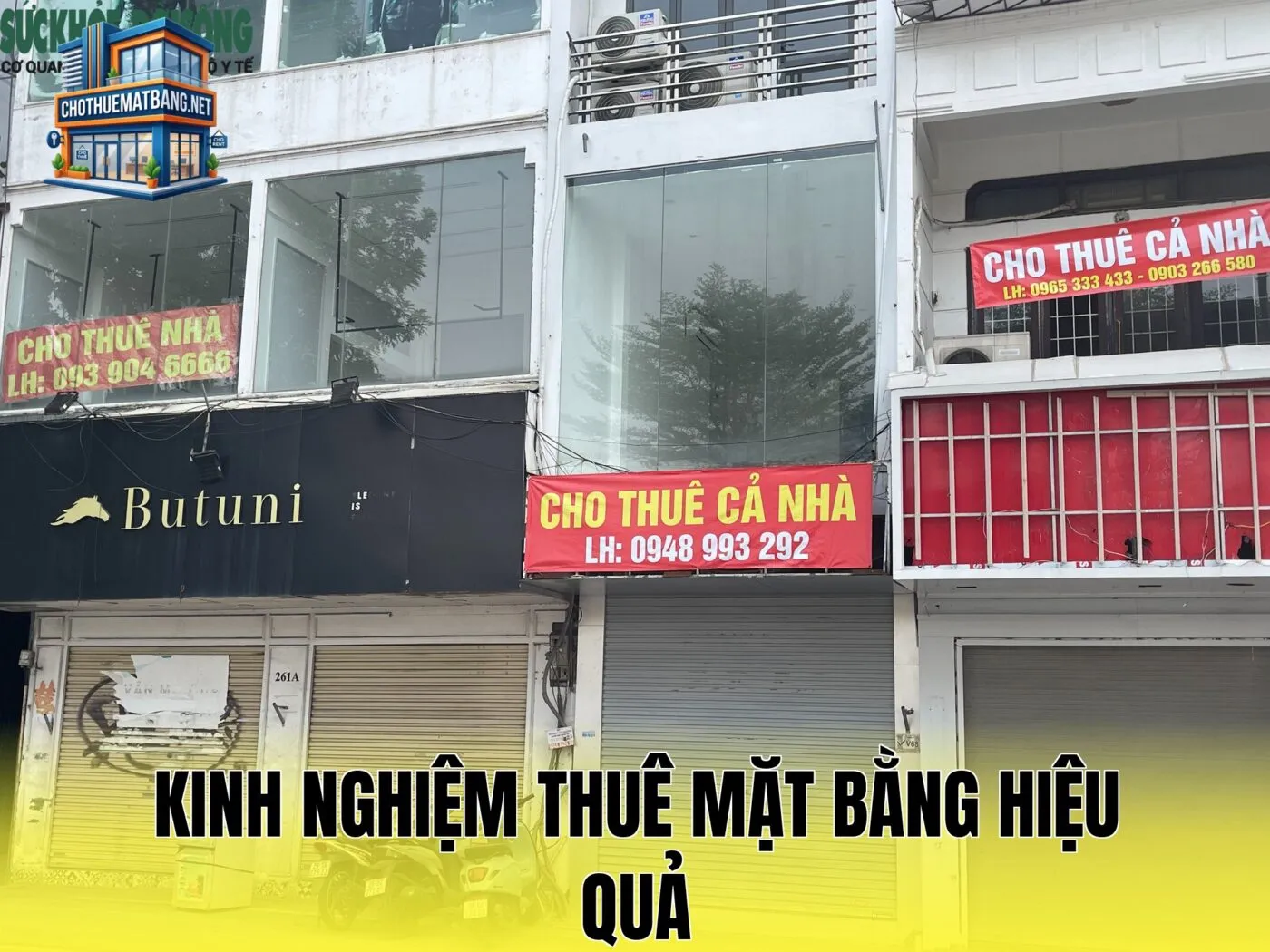 Kinh Nghiệm Thuê Mặt Bằng Hiệu Quả