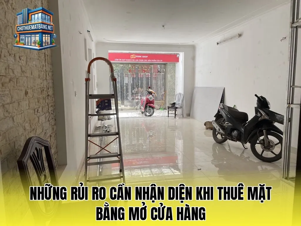 Những rủi ro cần nhận diện khi thuê mặt bằng mở cửa hàng