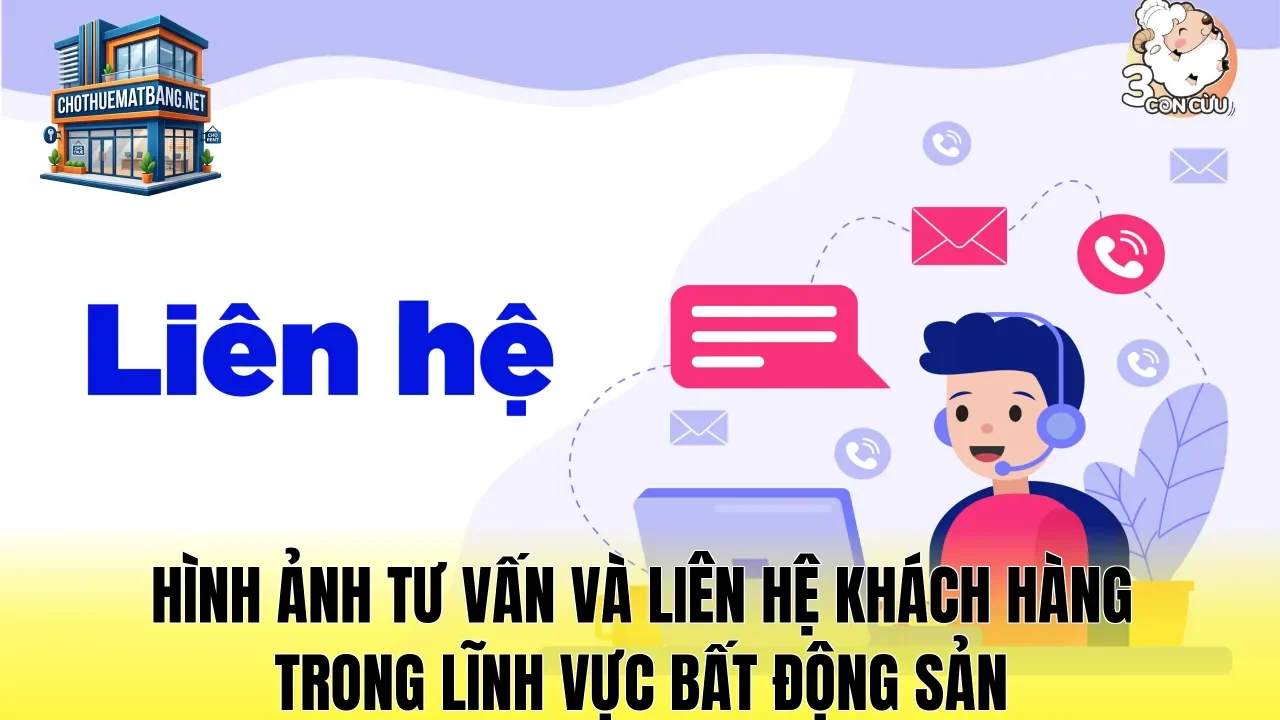 Hình ảnh tư vấn và liên hệ khách hàng trong lĩnh vực bất động sản