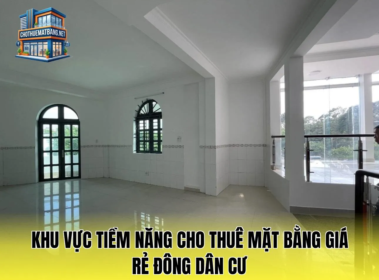 Khu vực tiềm năng cho thuê mặt bằng giá rẻ đông dân cư