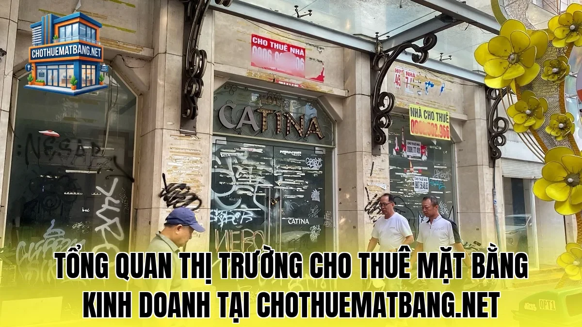 Tổng quan thị trường cho thuê mặt bằng kinh doanh tại Chothuematbang.net