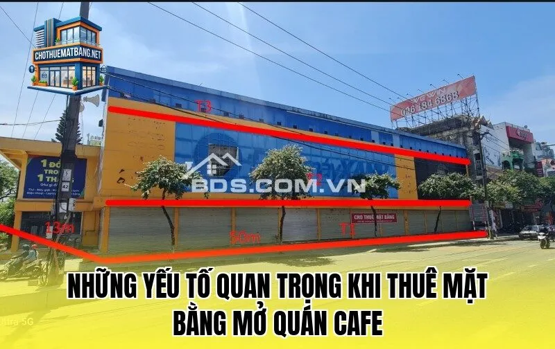 Những yếu tố quan trọng khi thuê mặt bằng mở quán cafe