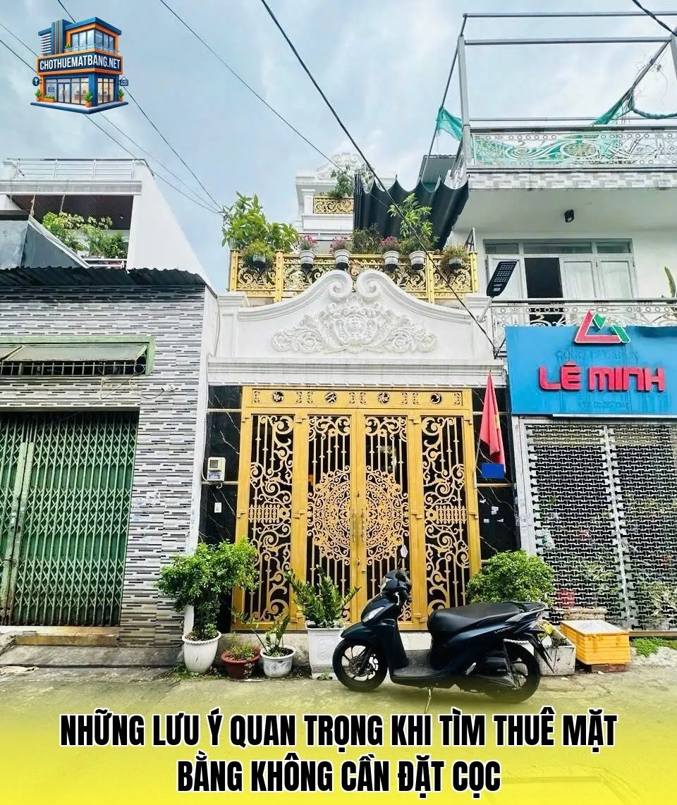 Những lưu ý quan trọng khi tìm thuê mặt bằng không cần đặt cọc